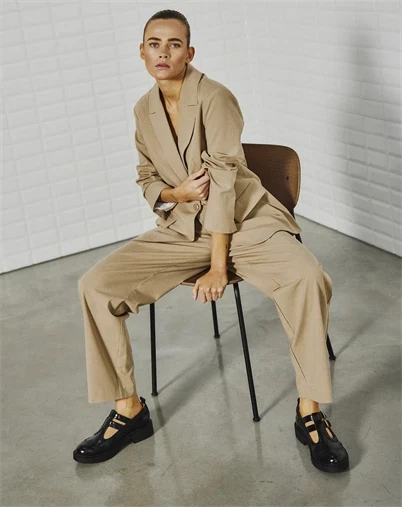 Withblack - WBLValentina Tailored Bukser - Falcon Melange